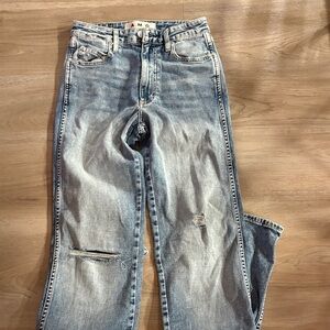 AMO Faded Blue Denim Jeans